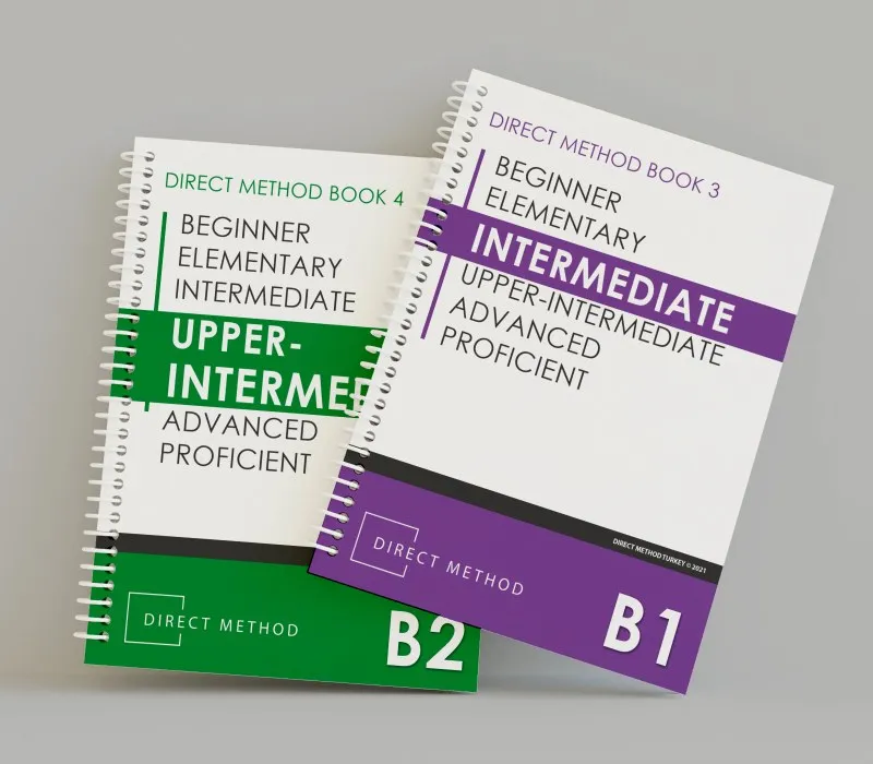 Intermediate ve Upper-Intermediate kitap kapakları